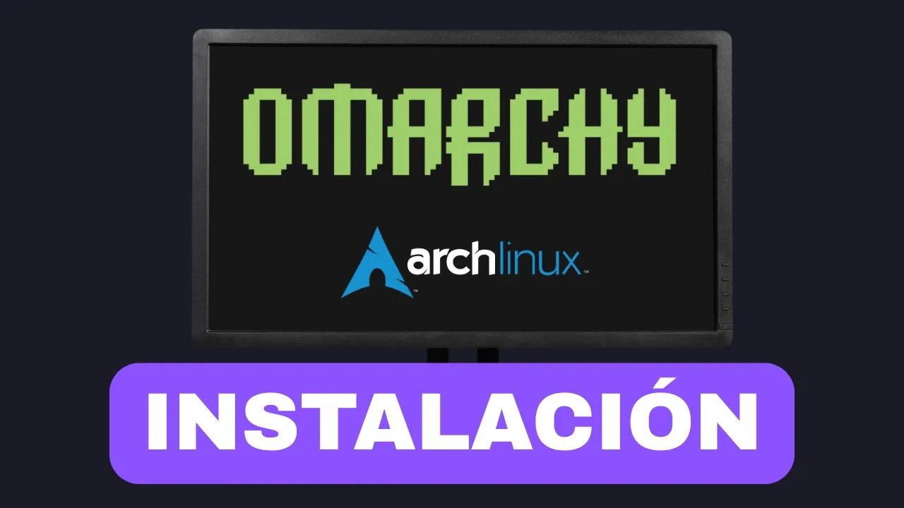 thumbnail para video con título: Install OMARCHY in 2 minutes