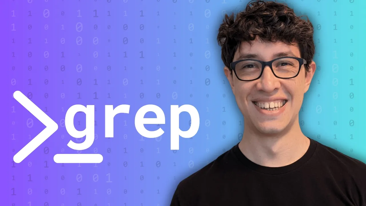 thumbnail para video con título: grep en acción: encuentra información rápido en linux