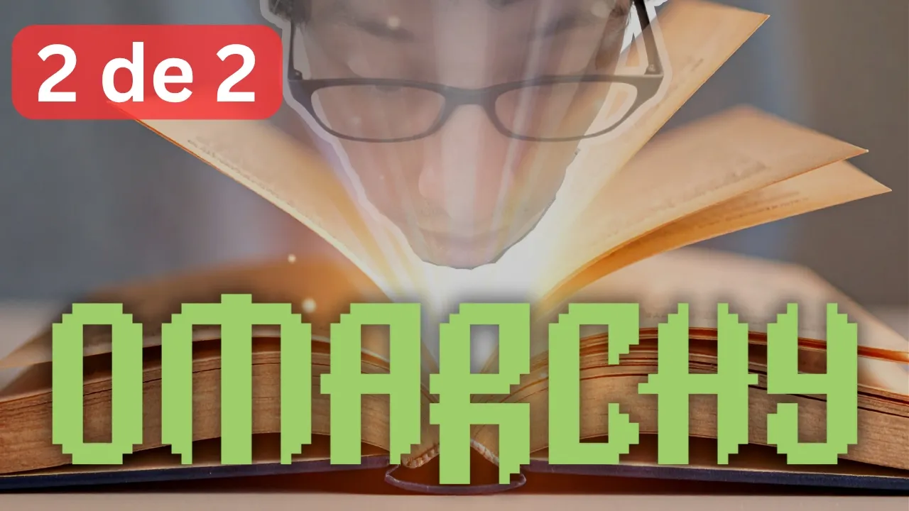 thumbnail para video con título: Les leo el manual completo de Omarchy